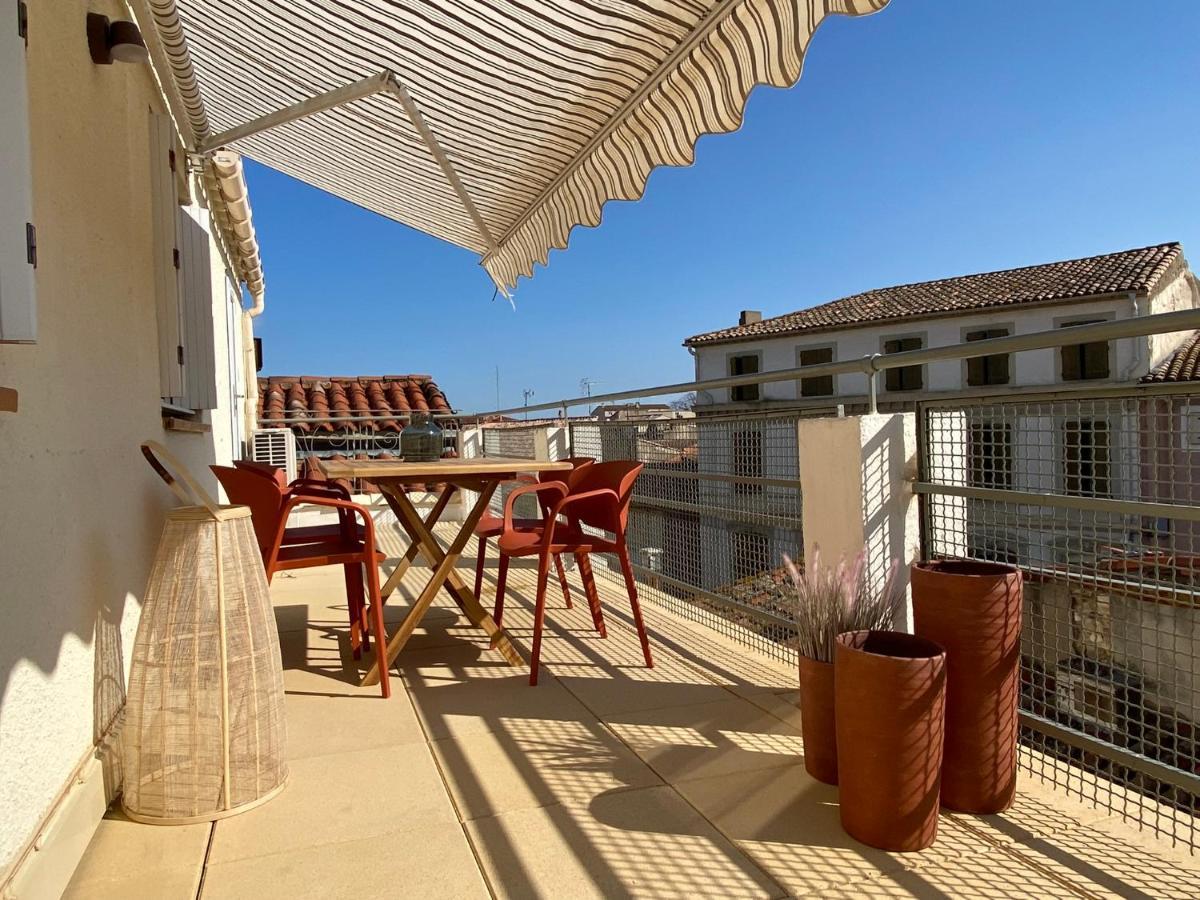 Apartmán La Terrasse Sur Les Toits Narbonne Exteriér fotografie